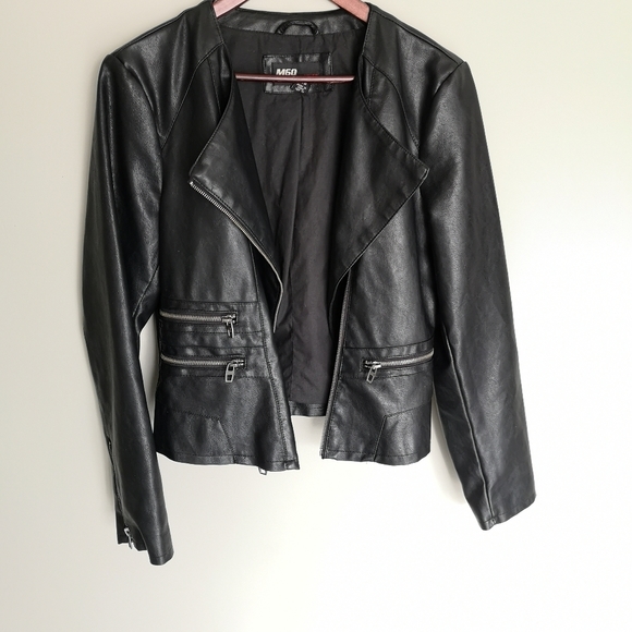 M60 Miss Sixty Y2K Vegan Leather Jacket - Picture 3 of 13